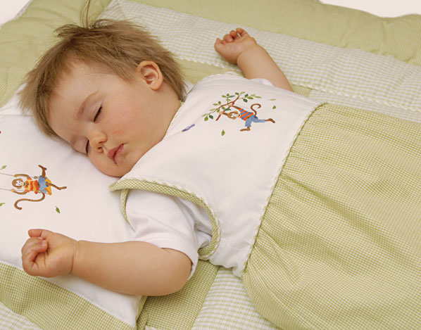 Monkey Business Snuggle Sack, Pillow Sham & Quilt