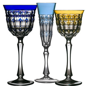 Barcelona crystal Varga glassware water wine glass champagne flute