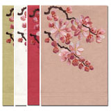 Tulip Embroidered Linen Hand Towels | Gracious Style