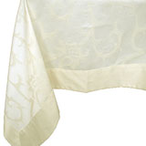 Blossom Easy Care Damask Table Linens Tablecloths Napkins | Gracious Style