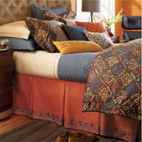 1891 by Sferra Blue Eyes Bedding Walnut Duvet Covers Shams | Gracious Style