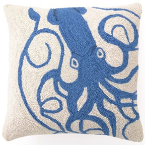 Blue Squid Sea Life Hook Pillows | Gracious Style