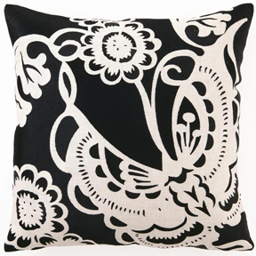 Trina Turk Butterfly Pillows Black Blue Orange Pink | Gracious Style
