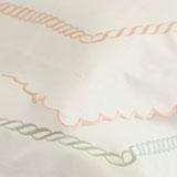 Chain Embroidered Italian Bedding Duvet Cover Sheets | Gracious Style