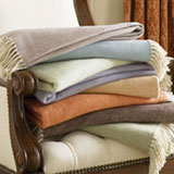 Sferra Celine Herringbone Throws | Gracious Style