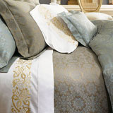 Sferra Chadwick Blanket Covers Shams Matelasse Italian bedding | Gracious Style