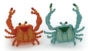 Crab Napkin Rings :  whimsical entertaining design designer