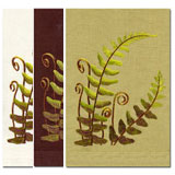 Anali Fern Linen Hand Towels | Gracious Style
