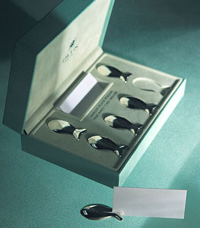 Ercuis France Fish Poisson Silverplated Place Card Holders France | Gracious Style