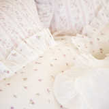 Libeco Floriane Floral Linen Bedding Oyster Lavender | Gracious Style