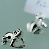 Ercuis Frog Grenouille Silverplated Place Card Holders France | Gracious Style