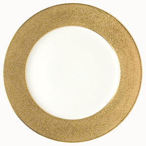 Horizon Charger Presentation Plate Porcelain Buffet Gold | Gracious Style