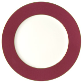 Horizon Charger Presentation Plate Porcelain Buffet Red | Gracious Style
