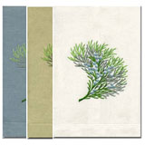 Tulip Embroidered Linen Hand Towels | Gracious Style