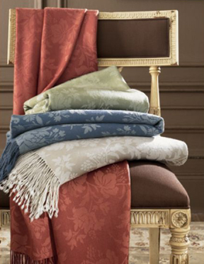 Sferra Kenton Merino Wool Throws | Gracious Style