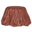 Taffeta table linens in red holiday | Gracious Style
