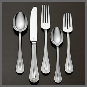 Vera Wang Lariat Flatware Stainless Steel 5 Piece | Gracious Style