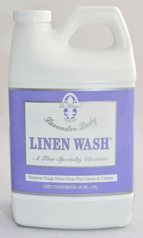 Le Blanc Lavender Linen Wash Official Retailer cleaning and stain remover for fine linens | Gracious Style