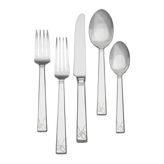 Vera Wang Love Knots Flatware Stainless Steel 5 Piece | Gracious Style