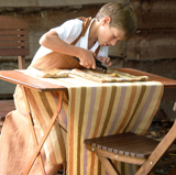 Libeco Home Monarch Belgian Linen Striped Napkins Tablecloths Runners |Gracious Style
