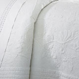 Sferra Monique Coverlet Matelasse Floral Bedspread | Gracious Style