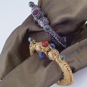 Moroccan Enamel Napkins Rings Gift | Gracious Style