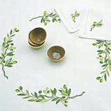 Olives Hand Embroidered Tablecloths Runners Napkins Placemats | Gracious Style