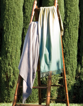 Kelly Wearstler Sferra Ombre Cashmere Throws | Gracious Style