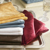 Sferra Orchard Easy Care Table Linens Tablecloths Napkins | Gracious Style
