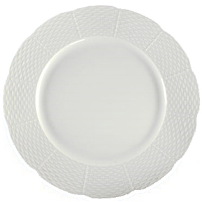 Raynaud Osier Official Retailer White Basketweave Limoges Dinnerware | Gracious Style