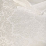 Italian linen cotton damask tableclothes napkins | Gracious Style