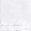 LINEN WHITE HEMSTITCHED HAND TOWELS | Gracious Style