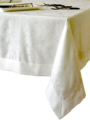 Royal Easy Care Damask Table Linens Tablecloths Napkins | Gracious Style