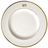 Pickard Signature Monogram China Official Retailer Gold | Gracious Style