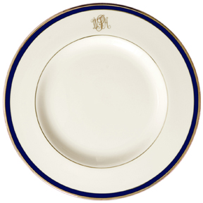 Pickard Signature Monogram China Official Retailer Blue Gold Platinum | Gracious Style
