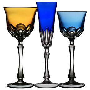 Varga Art Simplicity crystal glassware water wine glass champagne flute