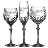 Varga Art Springtime crystal glassware champagne flute Gracious Style