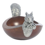 Squirrel Nut Bowl Pewter Vagabond House  | Gracious Style
