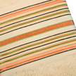 Stripe Embroidered Terry Embroidered Towels Absorbent Orange Wheat | Gracious Style