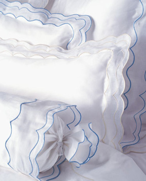 Fine Italian 600 thread count Egyptian Cotton Organdy border | Gracious Style