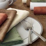 Sferra Taylor Table Linens Tablecloths Napkins Woven Leaf Damask | Gracious Style