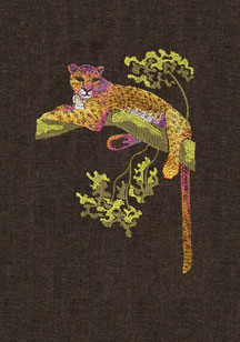 Anali Tree Jaguar Linen Hand Towels | Gracious Style