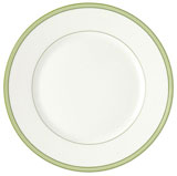 Raynaud Tropic monogrammed dinnerware plate in Green