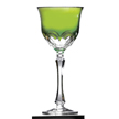 Simplicity green crystal glassware water wine glass champagne flute