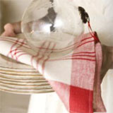 Libeco Home Vermont Belgian Linen Striped Napkins Tablecloths |Gracious Style