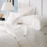 Luxury linen sheet duvet pillowcase with hemstitching | Gracious Style