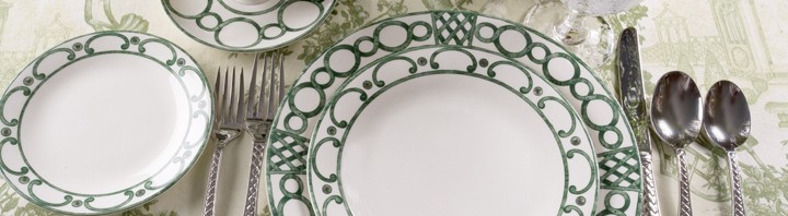 Elsie Dinnerware from Charlotte Moss Featured in House Beautiful