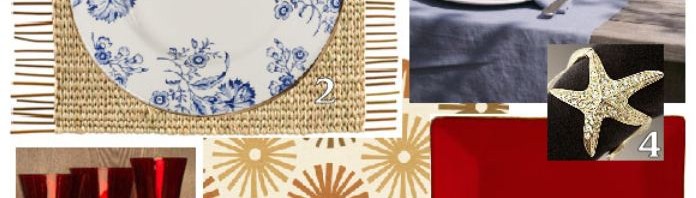Seven Hot Picks for a Star Spangled Table Setting