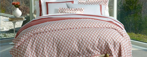 Pattern Play: New Graphic Bed Linens from Sferra