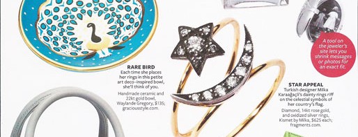As Seen in InStyle Magazine: Waylande Gregory’s Peacock Bowls